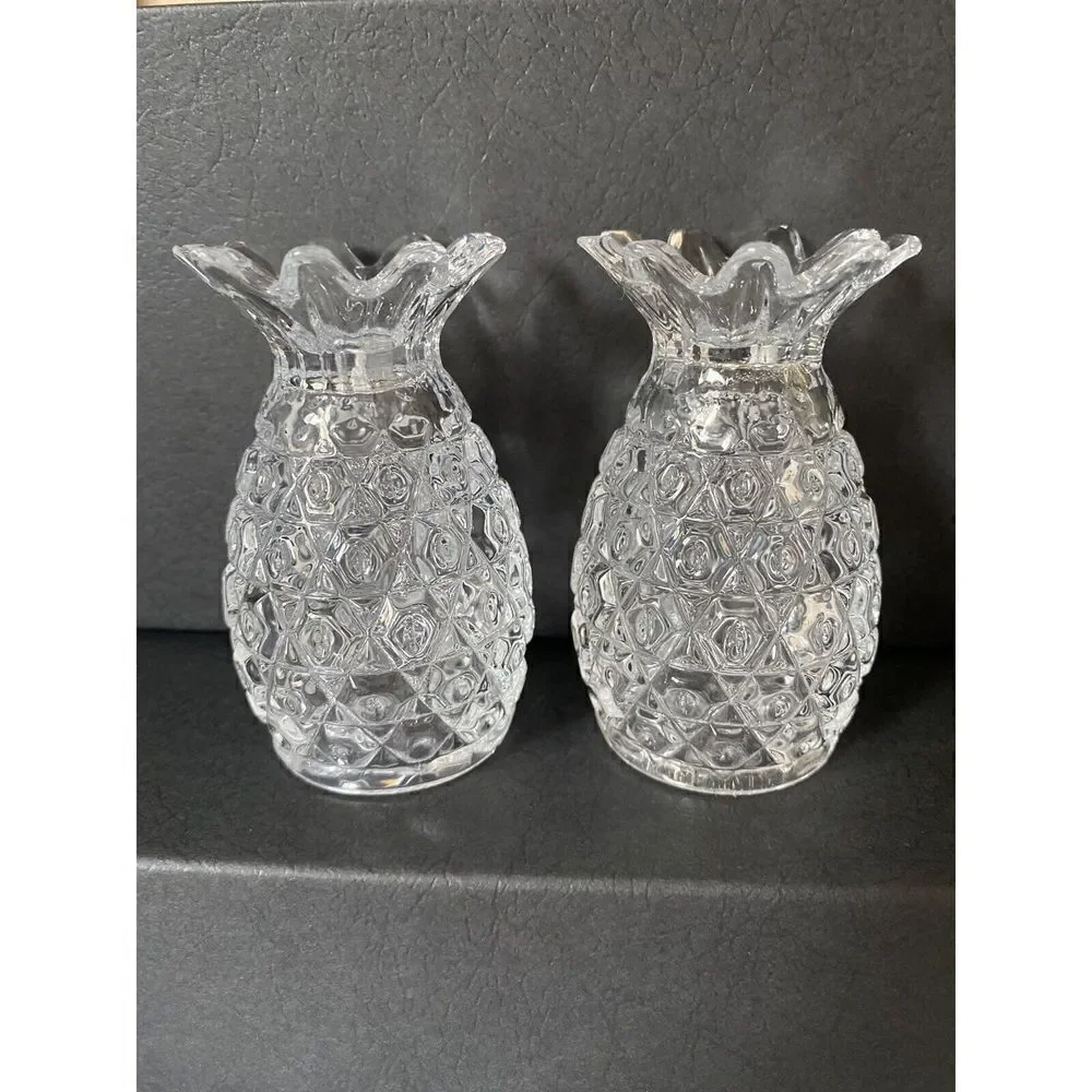 Godinger Shannon Crystal Pineapple Salt and Pepper Shaker Set